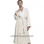 TurkishTowels Mens and Womens Silk-Soft Luxury Spa Robe