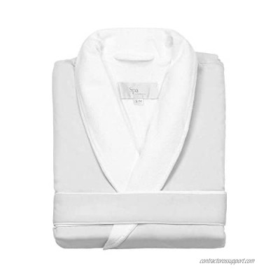 TurkishTowels Mens and Womens Silk-Soft Luxury Spa Robe