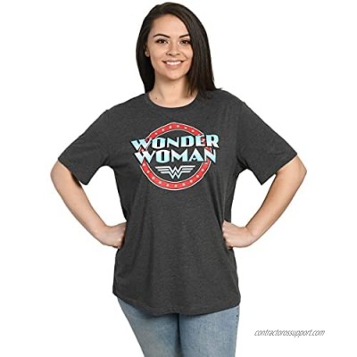 DC Comics Womens Plus Size T-Shirt Wonder Woman Logo Print