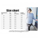 ROSRISS Womens Plus Size Tops Casual Loose Long Sleeve Side Split Tunics Shirts