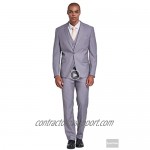 EastSide Men's Slim Fit 3 Pieces Suit One Button Blazer Set Jacket Vest & Pants