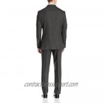 Perry Ellis Men's Slim Fit Suit with Hemmed Pant