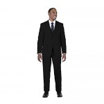 Stacy Adams Men's Big & Tall Suny Vested Three-Piece Suit