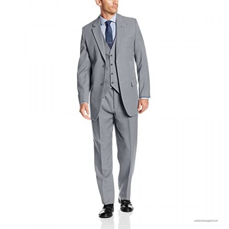 STACY ADAMS Men's Suny Vested 3 Piece Suit
