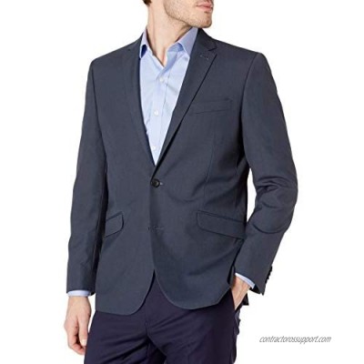 Adolfo Men's Slim Fit Micro Tech Suit Jacket