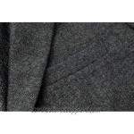 chouyatou Men's Classic Plaid Two-Button Wool Blend Tailored Suit Separate Coat