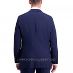 Haggar Men's Active Series Classic Fit Stretch Suit Separate Pant blue blazer 40R