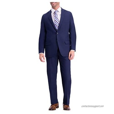 Haggar Men's Active Series Classic Fit Stretch Suit Separate Pant  blue blazer  42L