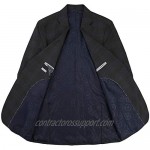 Haggar Men's Signature Plaid Tailored Fit Two-Button Flap Pocket Suit Separate Coat