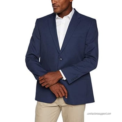 Haggar Men's Travel Performance Solid Gab Tailored Fit Suit Separate Coat