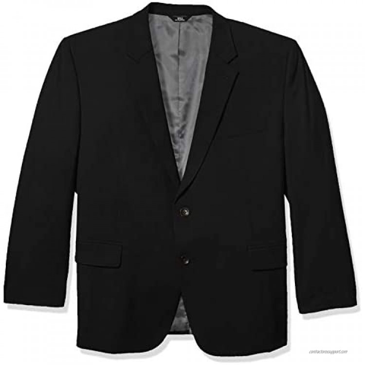 J.M. Haggar Men's Big & Tall B&t 4-Way Stretch Solid Gab Slim Fit Suit Separate Coat