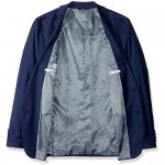 J.M. Haggar Men's Texture Weave Stretch Slim Fit Suit Separate Coat Midnight 38S