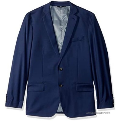J.M. Haggar Men's Texture Weave Stretch Slim Fit Suit Separate Coat  Midnight  38S
