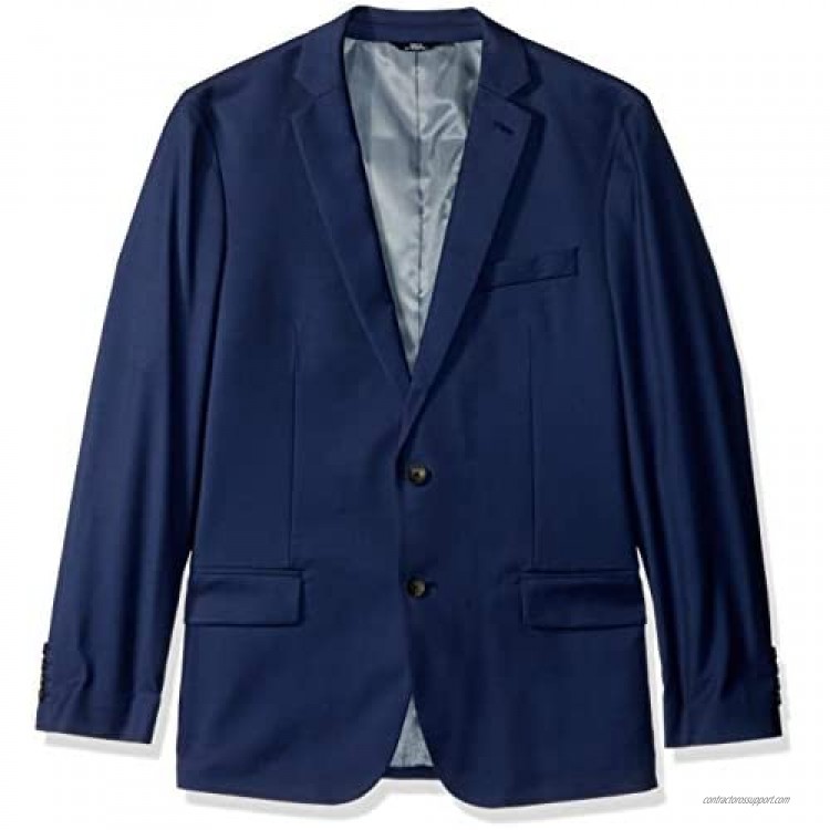 J.M. Haggar Men's Texture Weave Stretch Slim Fit Suit Separate Coat Midnight 38S
