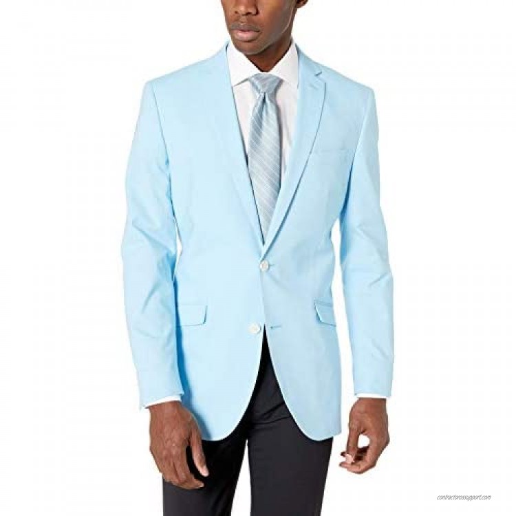 Kenneth Cole Unlisted Men's Chambray Blazer Sky Blue 40L
