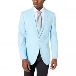 Kenneth Cole Unlisted Men's Chambray Blazer Sky Blue 42R
