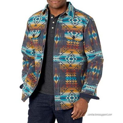 Pendleton mens Jacquard Cpo Wool Shirt Jacket
