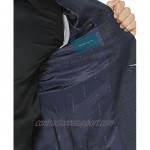 Perry Ellis Men's Slim Fit Solid Textured Jacket Estate Blue Large/42 Long