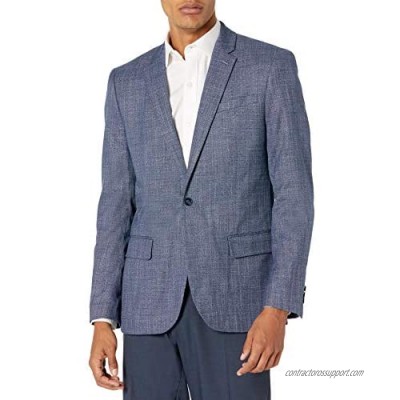 Perry Ellis Men's Slim Fit Stretch Crosshatch Suit Jacket