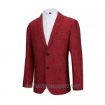 Piero Lusso Men's Casual Suit Blazer Jackets Sports Coats Dress Suit