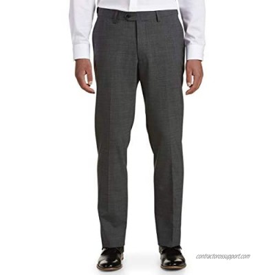 DXL Synrgy Big and Tall Performance Stretch Suit Pants  Grey