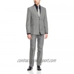 Haggar Men's Stria Slim-Fit Flat-Front Suit Separate Pant