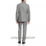 Haggar Men's Stria Slim-Fit Flat-Front Suit Separate Pant