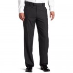 Haggar Men's Textured-Pinstripe Tailored-Fit Plain-Front Suit Separate Pant