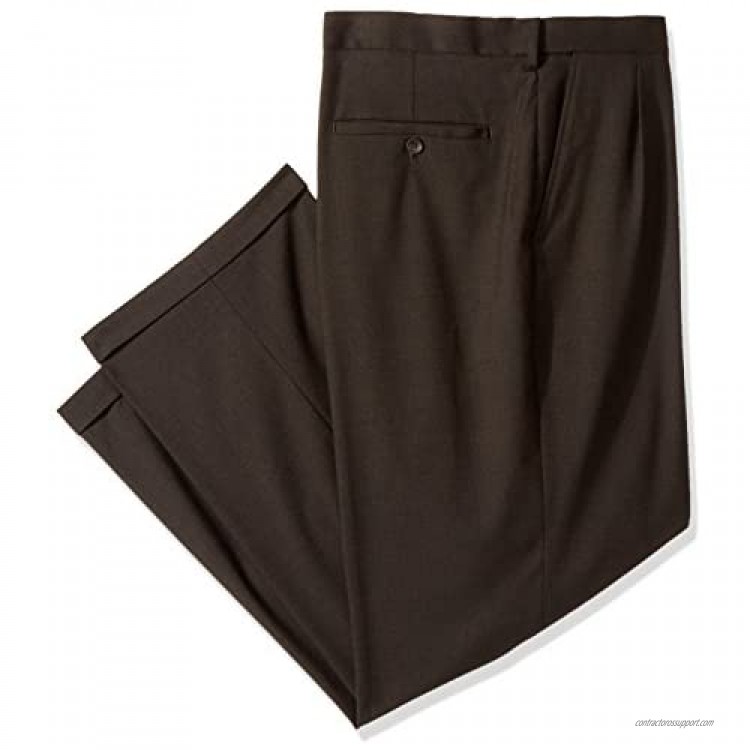 J.M. Haggar Men's Premium Stretch Classic Fit Pleat Front Pant