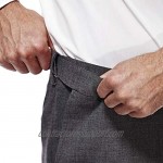 J.M. Haggar Men's Sharkskin Premium Classic-Fit Stretch Suit Separate Pant