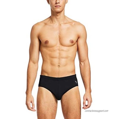 BALEAF Mens' Athletic Swim Jammers Quick Dry Compression Square Leg Swim Brief Swimsuit