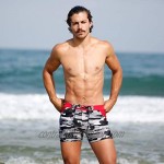 Taddlee Swimwear Men's Camo Swim Boxer Trunks Pockets Board Shorts Bathing Suits