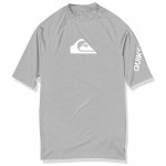 Quiksilver Men's All Time Ss Short Sleeve Rashguard Surf Shirt