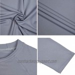 YuKaiChen Men's Rashguard Sun Shirts UPF 50+ UV Protection Long Sleeve Rash Guard Swim Shirt