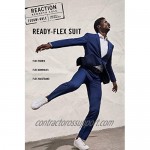 Kenneth Cole REACTION Men's Slim Fit 32 Finished Bottom Suit