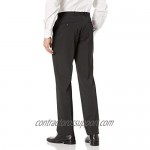 Louis Raphael Men's Modern Fit 2 Button Side Vent Flat Front Shadow Stripe Suit