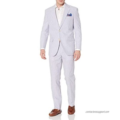 Palm Beach Men's Baxter Seersucker 2 Button Center Vent Suit