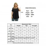 Ahlaray Women's Plus Size Summer Tops Short Sleeve Shirts Lace Pleated Tunic Tops Blouses M-4XL