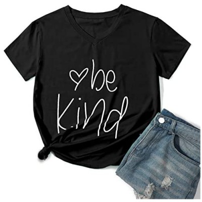 Hellopopgo T Shirts for Womens Summer Short Sleeve Tshirts Womens Tops Funny Shirts Inspirational