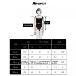 Minclouse Women's Summer Short Sleeves Tops Cold Shoulder V Neck Shirts Casual Strappy Tees