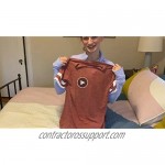Dasivrry Women's Casual Short Sleeve T-Shirts Color Block Tunic Tops Loose Crewneck Tees(S-XXL)
