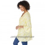 Woman Within Women's Plus Size Bell-Sleeve V-Neck Tunic