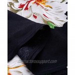 BIUBIU Women's Off Shoulder Floral Rayon Party Split Maxi Romper Dress S-3XL