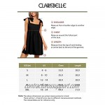 Clarisbelle Women Summer Tie Strap Sleeveless Beach Dress with Pockets