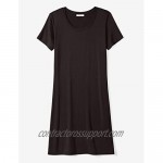 Daily Ritual Women's Jersey Short-Sleeve Scoop Neck T-Shirt Dress