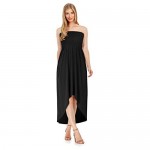 HDE High Low Maxi Dresses for Women Casual Maxi Dress Plus Size Sundress Pockets