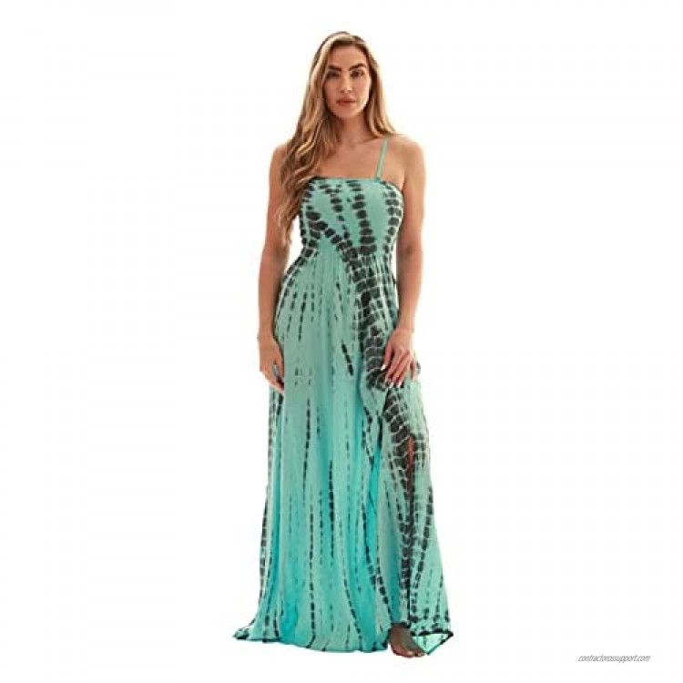 Riviera Sun Rasta Maxi Summer Dress for Women Long Sundress with Removable Straps