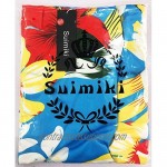 Suimiki Vintage Ruffle Plain Floral Printed Off Shoulder Bodycon Long Party Maxi Dress